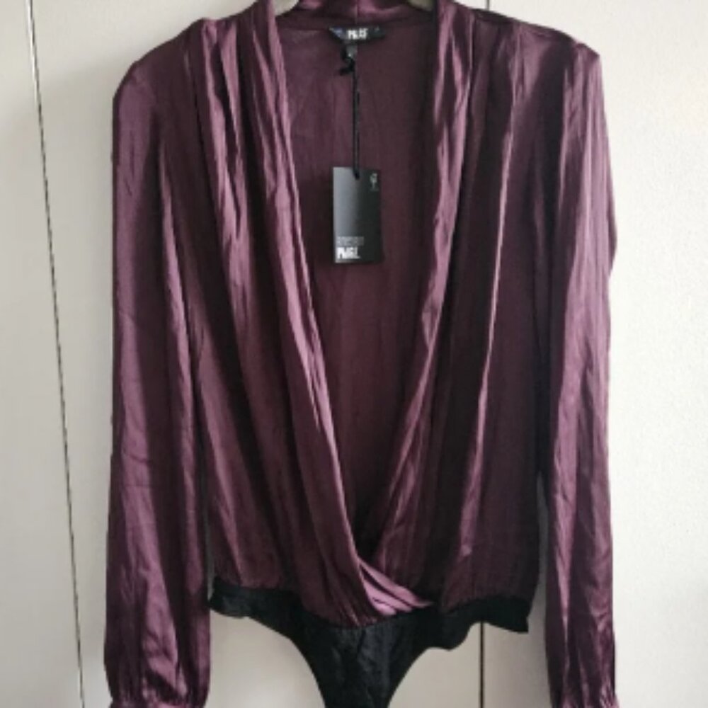 NWT Paige Sevilla Bodysuit in Fig size Small